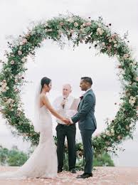 Wedding Altar Flower Circle