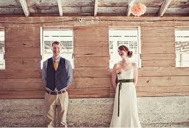 Barn Wedding Couple