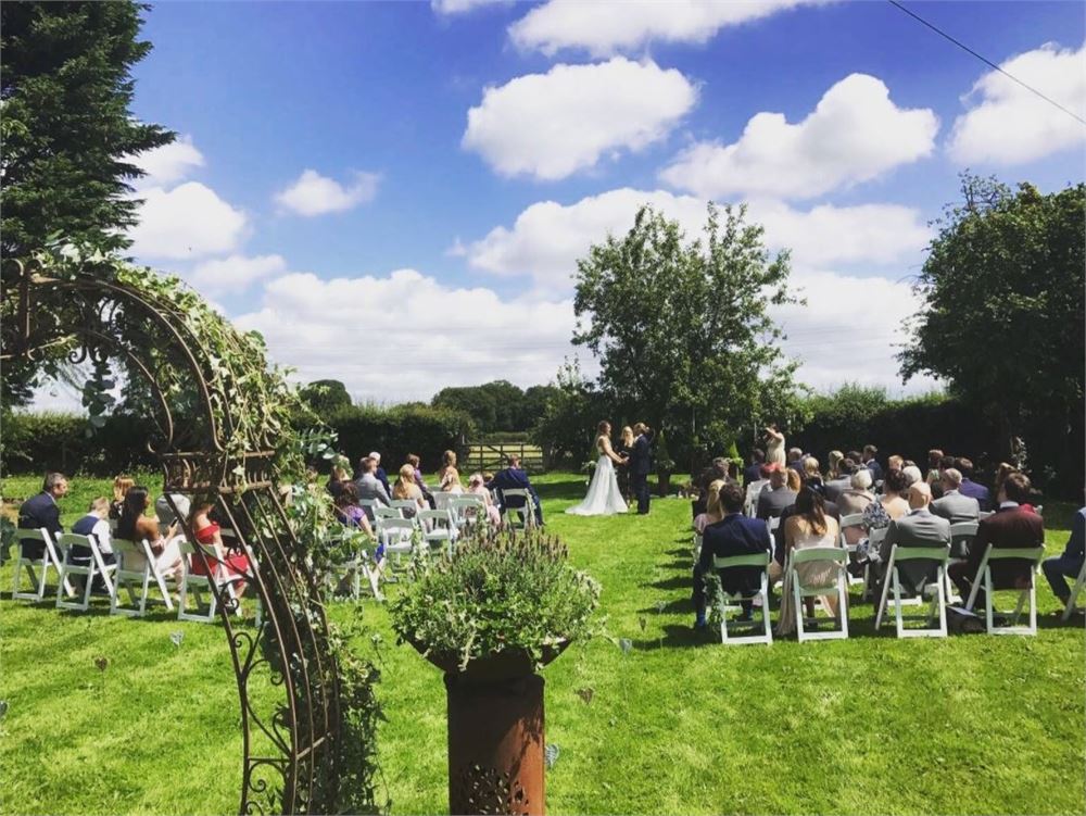 Orchard Wedding Picture